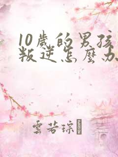 10岁的男孩子叛逆怎么办