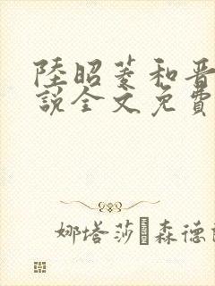 陆昭菱和晋王小说全文免费阅读