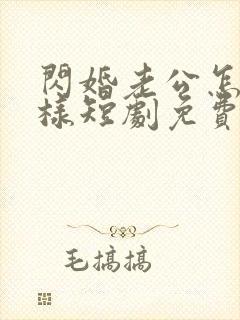 闪婚老公怎么那样短剧免费观看