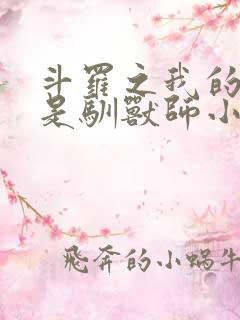 斗罗之我的武魂是驯兽师小说