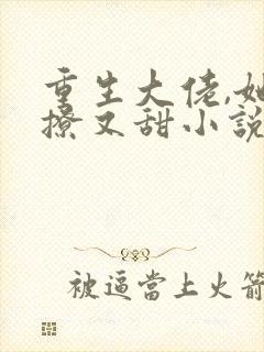 重生大佬,她又撩又甜小说