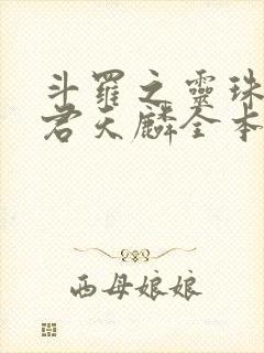 斗罗之灵珠神剑君天麟全本阅读