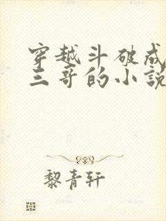 穿越斗破成萧炎三哥的小说
