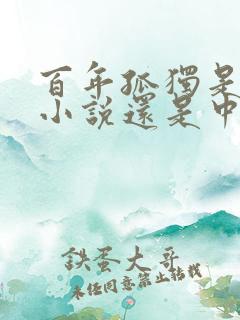 百年孤独是长篇小说还是中篇小说