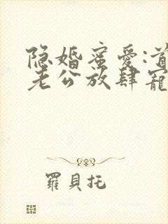 隐婚蜜爱:首席老公放肆宠