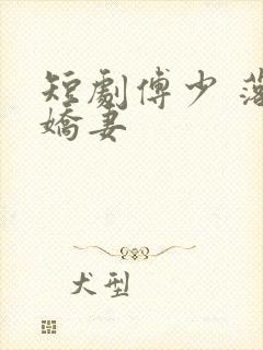 短剧傅少 落跑娇妻