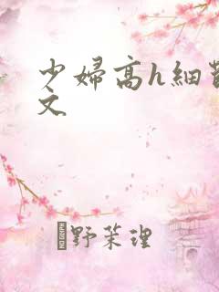 少妇高h细节爽文