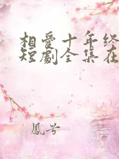 相爱十年终成空短剧全集在线观看