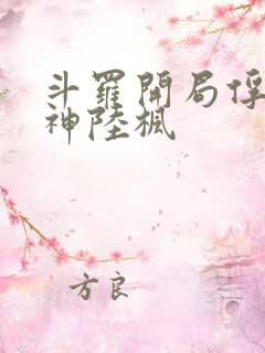 斗罗开局俘获女神陆枫