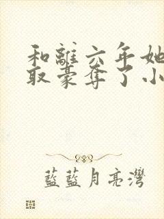 和离六年她被强取豪夺了小说