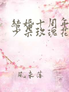 结婚十周年送多少朵玫瑰花