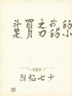 斗罗之我的武魂是月刃的小说