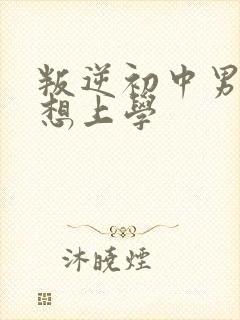 叛逆初中男孩不想上学