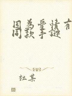 因为爱情有多美同款手链