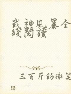 武神风暴全文在线阅读