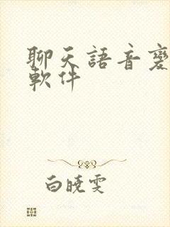 聊天语音变声器软件