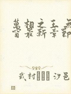 万相之王 无弹窗最新章节