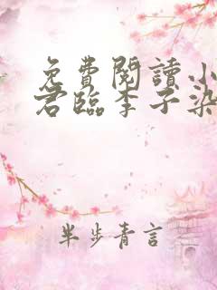 免费阅读小说叶君临李子染