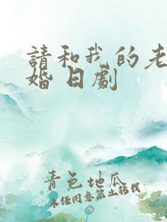 请和我的老公结婚 日剧