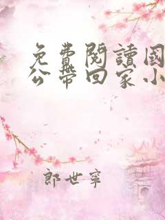 免费阅读国民老公带回家小说