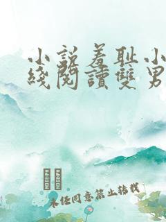 小说羞耻小说在线阅读双男主海棠文