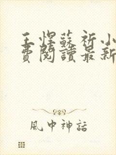 王悍苏祈小说免费阅读最新章节无弹窗