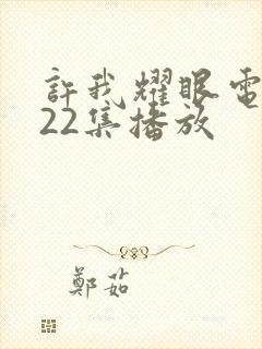 许我耀眼电视剧22集播放