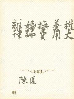 离婚抚养权起诉律师费用大概要多少