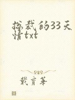 总裁的33天索情txt