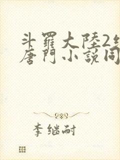 斗罗大陆2绝世唐门小说同人
