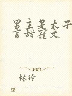 男主是太子的古言甜宠文