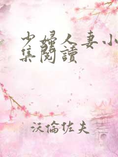 少妇人妻小说合集阅读