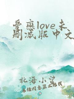 爱恋love未删减版中文