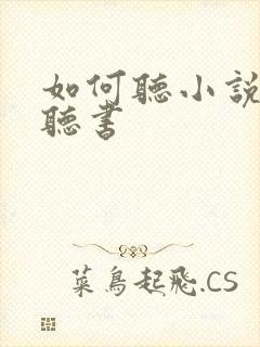 如何听小说免费听书