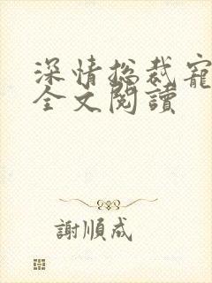 深情总裁宠不停全文阅读