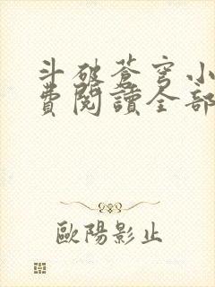 斗破苍穹小说免费阅读全部软件