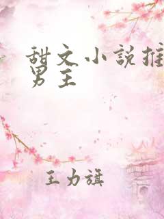 甜文小说推荐双男主