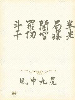 斗罗开局半神被千仞雪曝光