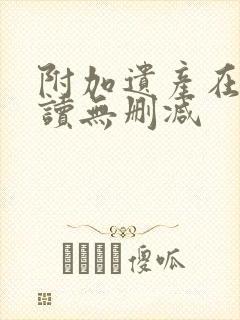 附加遗产在线阅读无删减