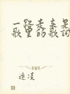 一路走来是哪首歌里的歌词