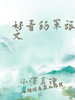 好看的军旅甜宠文