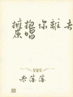 拥抱你离去dj原唱