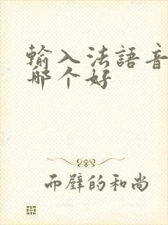 输入法语音输入哪个好