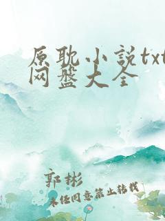 原耽小说txt网盘大全