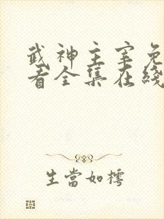 武神主宰免费观看全集在线高清