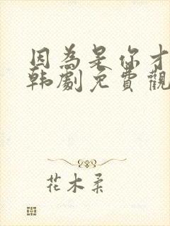 因为是你才喜欢韩剧免费观看