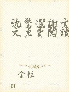 沈惊澜谢玄寂全文免费阅读