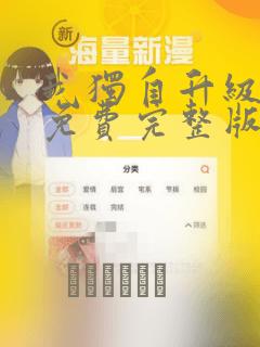 我独自升级漫画免费完整版