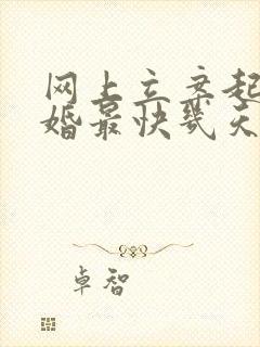 网上立案起诉离婚最快几天离婚