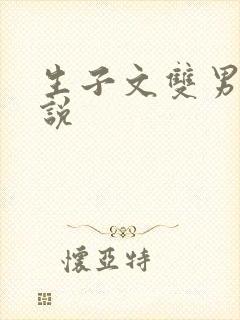 生子文双男主小说